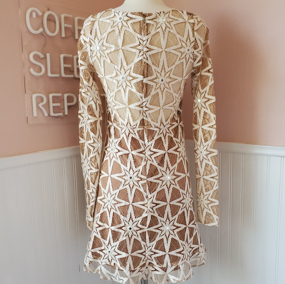 For Love and Lemons Metz Mini Lace Dress S - Picture 5 of 5